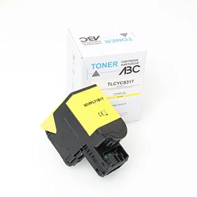 Image de ABC Compatible Cartouche Toner Jaune pour lexmark cs317 cs317dn cs417 cs417dn cs517 cs517de cs517dn cx317 cx317dn cx417 cx417dn cx517 cx517de cx517dn 71b20y0 de