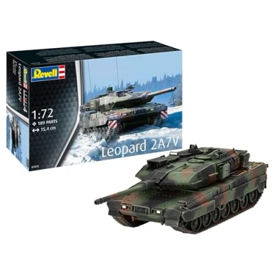 Image de Revell 03355 Leopard 2A7V Tank Kit maquette en plastique non construit/non peint échelle 1:72