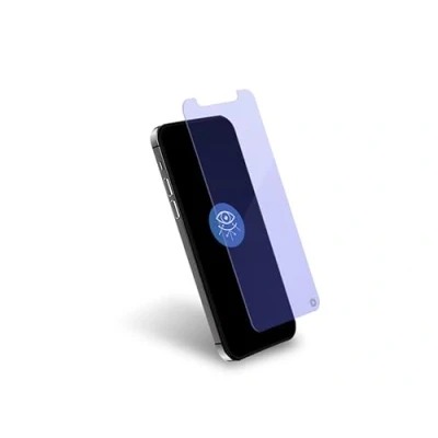 Image de Protège écran iPhone 12 mini Plat Anti Lumière Bleue Garanti à vie Force Glass Neuf
