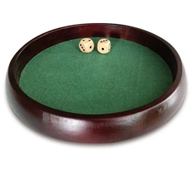 Image de Piste de dés en bois, 34 cm