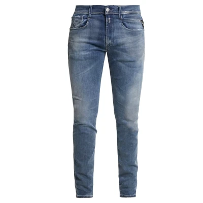 Image de Replay Anbass Hyperflex Jean slim, Homme, Taille: 30x30, Medium blue