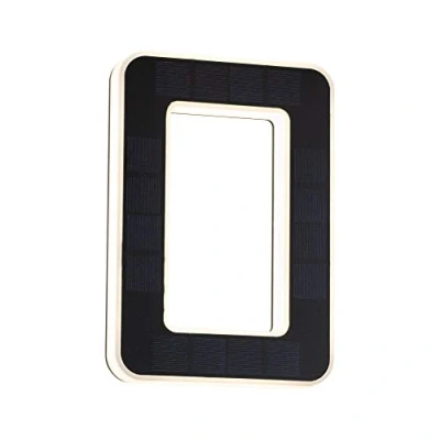 Image de Paulmann 79851 LED numéro de maison 10 solaire IP44 Blanc chaud batterie remplaçable incl.1x0,2W lumin. sol. noir lampe plast. éclair. 3000K