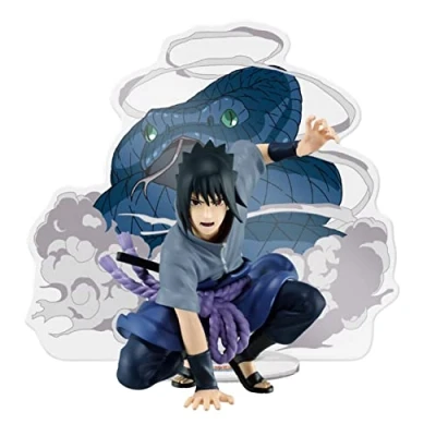 Image de BANPRESTO Figurine d&#039;action Sasuke Uchiha Naruto Shippuden Panneau Spectacle Special 9 cm, Multicolore, BP89267P