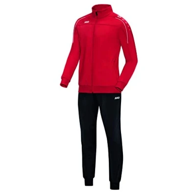 Image de JAKO Survêtement Polyester Classico, Mixte, Rouge, 4XL