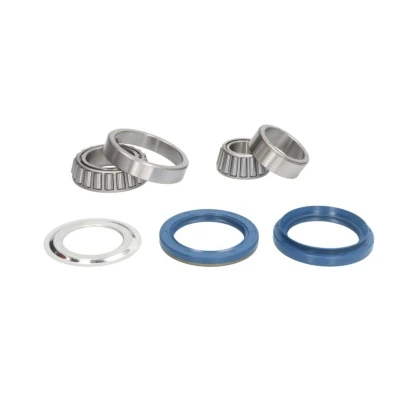 Image de MEYLE 014 033 0161 Kit de roulements roue des deux côtés l&#039;essieu avant avec accessoires ORIGINAL Quality 52 Roulement à rouleaux coniques
