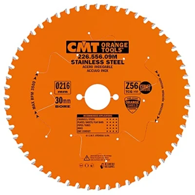 Image de CMT 226.556.09 m Scie circulaire pour acier inoxydable HW 216 x 1,8/1,4 30 Z56 TCG