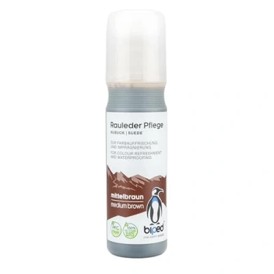 Image de biped soin daim rafraîchissement et imprégnation couleur stick nubuck velours avec applicateur éponge 75 ml z2790(brun moyen)