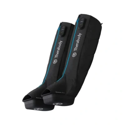 Image de Therabody RecoveryAir JetBoots Bottes de Massage par Compression Séquentielle des Pieds et Jambes pour la Circulation Récupération Sportive (Large)