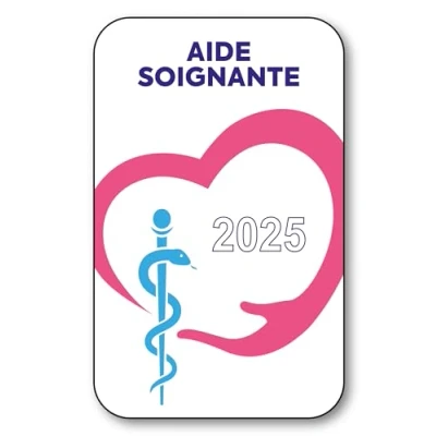 Image de SIGNAL SAFETY Autocollant Sticker Vignette Caducée 2024 pour Pare Brise en Vitrophanie V1 Aide Soignant