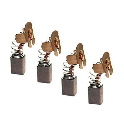 Image de UFelice Lot de 4 balais moteur en carbone CB430 compatibles avec meuleuse d&#039;angle Makita 18 V LXT BHR200 DGA452 DGA452Z, 191971 3 Pièce rechange pour outils électriques