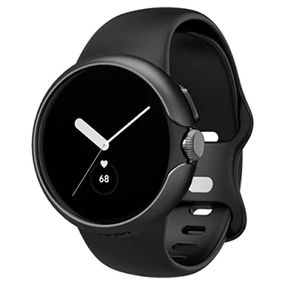 Image de Spigen Thin Fit Coque Compatible avec Google Pixel Watch 2 (2023) / (2022) Noir