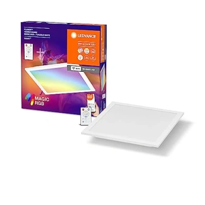Image de LEDVANCE SMART + WiFi Planon Magic LED Pandine LED, blanc, 24W, 2400LM, Fonction de lumière blanche, Dimmable, Effet d&#039;éclairage magique dynamique, contrôle d&#039;application, 2700 6500K