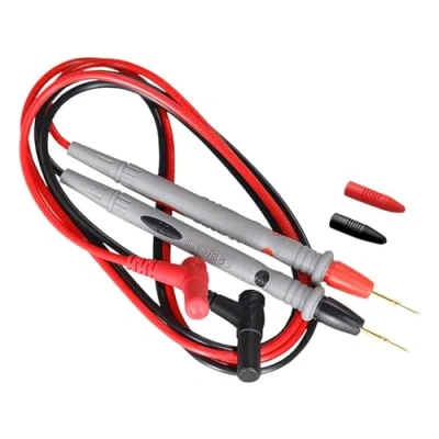 Image de EUZUXU 1 Paire Cordon Multimetre, Fils de Test Multimètre 1000V 20A, Sondes Touche Kit Pointes Mesure pour