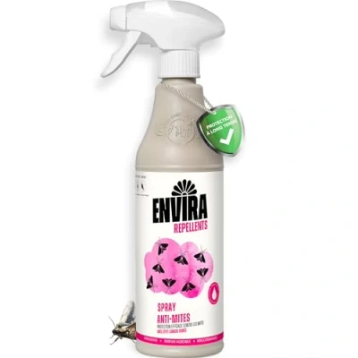 Image de Envira Spray Anti Mites alimentaires à Action Longue Durée sans Odeur &amp; A Base d&#039;eau 500 ML