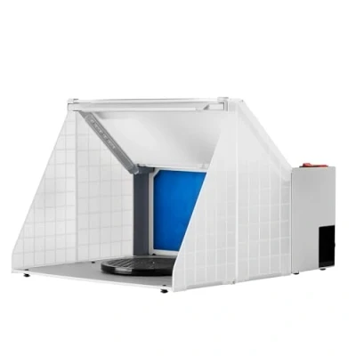 Image de WilTec Cabine d’Aspiration pour aérographie Airbrush 12 V 52 DB 4 m3/MN avec Éclairage réglable Extraction Vapeur Brouillard Peinture Extensible Tatouage modélisme manucure Nail Art