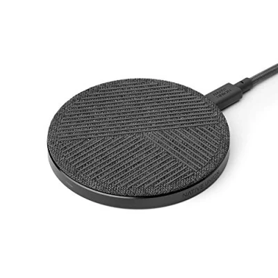 Image de Native Union Drop Chargeur sans Fil [Qi Certifié] 10W Anti Dérapante Rapide Compatible avec iPhone 12/12 Pro/12 Pro Max/12 mini/11/11 Pro/11 Max(Slate)