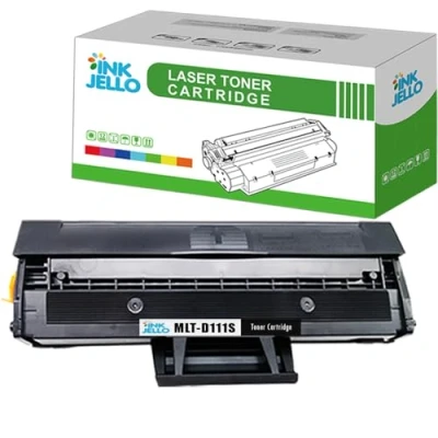 Image de InkJello Compatible Toner Cartouche Remplacement pour Samsung Xpress SL M2020 M2020W M2022 M2022W M2026 M2026W M2070 M2070F M2070FW M2070W MLT D111S (Noir, Unique Pack)