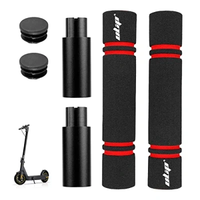 Image de MotuTech Extension de Guidon pour Segway Ninebot Max G30 Scooter Poignée étendu en éponge Respirant et Anti Transpiration (Noir)