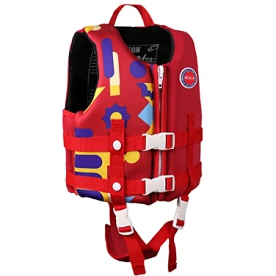 Image de Boglia Enfants Natation Gilet Enfant en Bas âge Float Veste Infantile Piscine Flotteur avec Sangle de sécurité réglable, Floaties pour l&#039;âge 1 9 Ans / 22 50Lbs