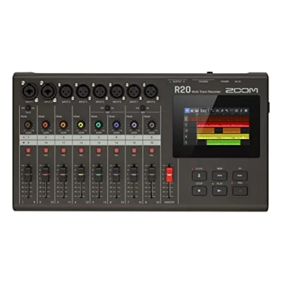 Image de Zoom R20 Enregistreur 16 pistes / 8 entrées avec écran tactile et éditeur intégré
