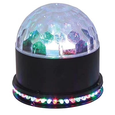 Image de Ibiza UFO ASTRO BL Double Effet de lumière à LED RVB Noir