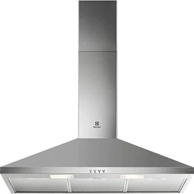 Image de Electrolux LFC319X hotte 420 m3/h Monté au mur Acier inoxydable D Hottes (420 m3/h, Conduit / Recirculation, E, D, 66 dB)