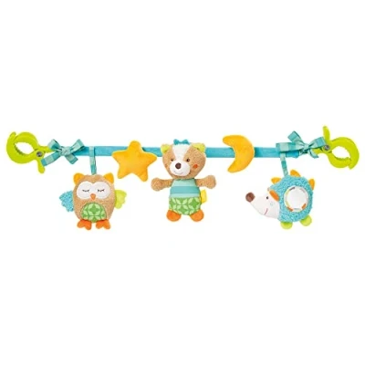Image de Fehn Chaîne de poussette Baby Mobile Sleeping Forest avec d&#039;adorables pendentifs Jouets pour bébé à suspendre manière flexible bébés et jeunes enfants partir 0+ mois