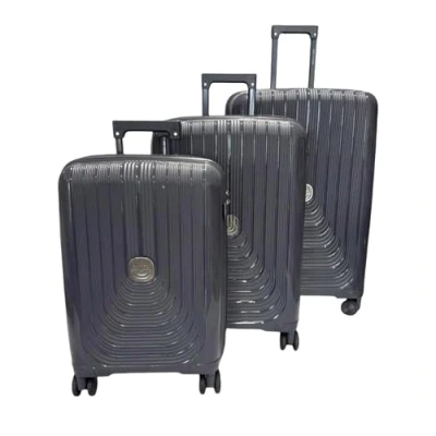 Image de DANIEL HECHTER Set 3 valises polypropylenne 8 roues pivotantes Incassable Anthracite