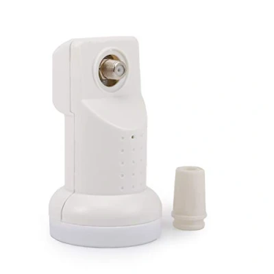 Image de RED OPTICUM LSP 02G LNB Single I numérique 1x résistant à la chaleur et au froid avec un niveau de bruit seulement 0.1dB satellite pour 1 abonné blanc