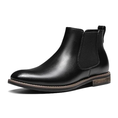 Image de Bruno Marc Bottine Homme Cuir Chelsea Boots Mode Chaussures Confortables Bottes Hommes Noir URBAN 06 1 Taille 47EU/13US