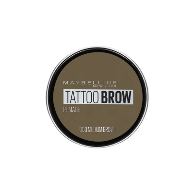 Image de Maybelline New York Tattoo BROW Pomade Poudre sourcils, Femme, Taille: 3.5 ml, 003 medium brown
