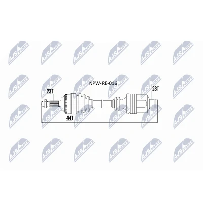 Image de Essieu moteur NTY NPW RE 016