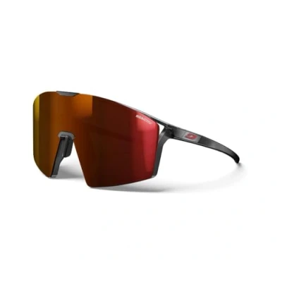 Image de Julbo Edge Lunettes de Soleil, Noir Translucide/Orange, Taille Unique Mixte