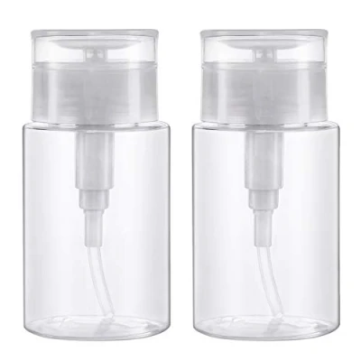 Image de Distributeur d&#039;ongles, Flacon Pompe Dissolvant pour Démaquillant, Vernis à Ongles, Nail Art, Cosmétique, Voyage, 100ml Conteneur de Bouteille Alcool, Acétone Et Liquide Nettoyant, 2 Pièces