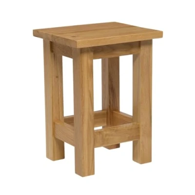 Image de Hallowood Furniture Table Basse en chêne Waverly, d&#039;appoint Clair, Tables Basses Bois pour Salon, Console, d&#039;appoint, Petite de Lampe et