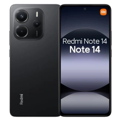 Image de Xiaomi Redmi Note 14 Smartphone 8 Go + 256 108 MP AI All Star Durability MediaTek Helio G99 Ultra 120 Hz Eye Care Batterie 5500 mAh avec NFC, sans chargeur (noir)