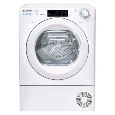 Image de Candy CSOE H8A2TE S Sèche linge Smart Pro Pose libre, 8 kg, Pompe à chaleur, 7 cycles rapides, Wi Fi, 67 dB(A), Blanc, Classe A++