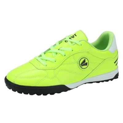 Image de JAKO J St Signature Chaussures de Football, Jaune Fluo, Noir Jais, 41 EU
