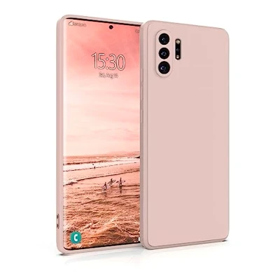 Image de MyGadget Coque pour Samsung Galaxy Note 10 Plus Case TPU Souple &amp; Soft Cover Protection Extra Fine Légère Étui Coloré Anti Choc et Rayures Rose