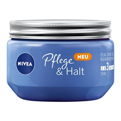 Image de NIVEA 4er Pack Haar Gel, Styling Creme Starker Halt, 4 x 150 ml Tiegel, Pflege &amp; Halt