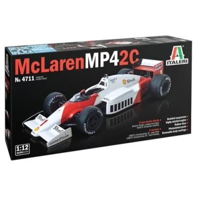 Image de ITALERI 4711 MC Laren MP4/2C Prost Rosberg, Échelle 1:12, Model Kit, Modèle en Plastique à Monter, Modélisme, IT4711