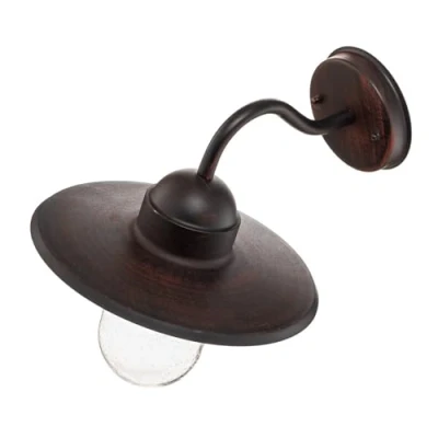 Image de Lindby Applique Exterieur Filip à intensité variable (Moderne) en Marron Métal (1 lampe,à E27), Murale Exterieur, Luminaire Lampe Jardin, Eclairage d’exterieur