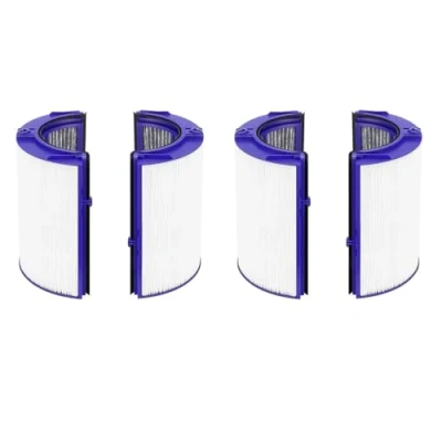 Image de Trade Shop Lot de 2 filtres HEPA avec filtre à charbon actif compatible Dyson TP07 TP08 TP09 TP7A PH3A remplace 970341 01 965432