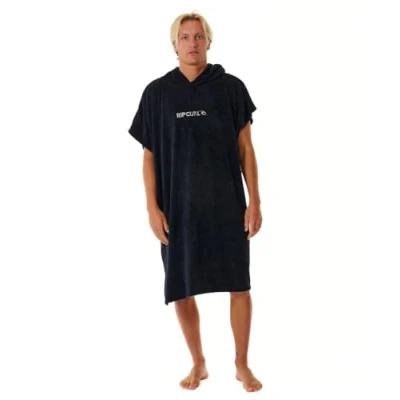 Image de Rip Curl Poncho Brand Hooded Towel Black/Grey