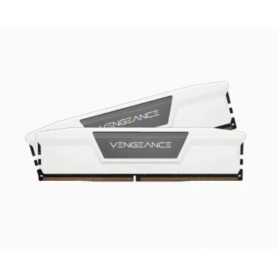 Image de CORSAIR VENGEANCE DDR5 RAM 32Go (2x16Go) 5200MHz CL40 Intel XMP Compatible iCUE Mémoire d&#039;Ordinateur Blanc (CMK32GX5M2B5200C40W)