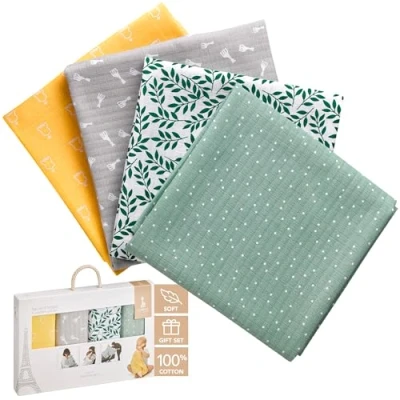 Image de Sophie la Girafe Set de 4 Langes Color, Chambre bébé Multicolore 850800