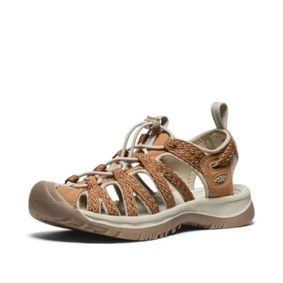 Image de KEEN Femme Whisper Sandales, Chipmunk Plaza Taupe, 40 EU