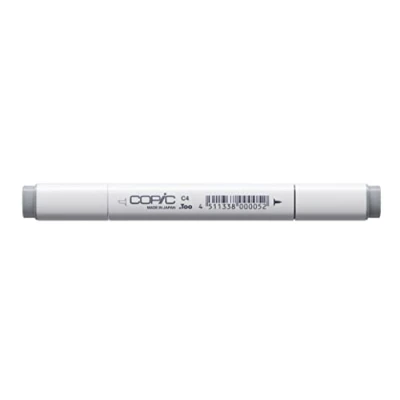 Image de COPIC Classic C 4, Cool Gray No. marqueur Twin avec Une Pointe Moyenne et Fine