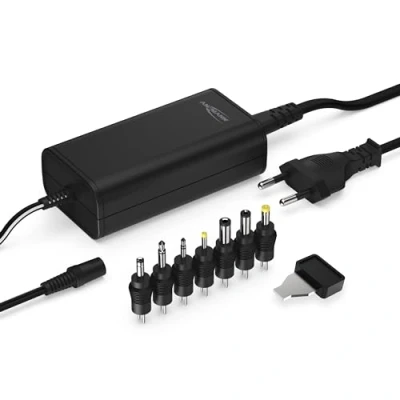 Image de ANSMANN Chargeur universel APS 2250 H pour ordinateur portable, appareil de mesure, imprimante, rasoir électrique, etc. &amp; 7 connecteurs d&#039;une capacité max 2250mA