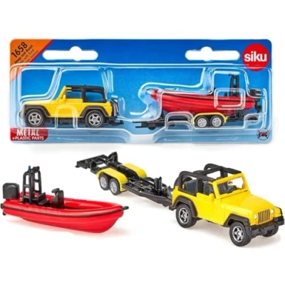 Image de Siku JEEP MIT BOOT Jouet pour enfants, Taille: One Size, Yellow